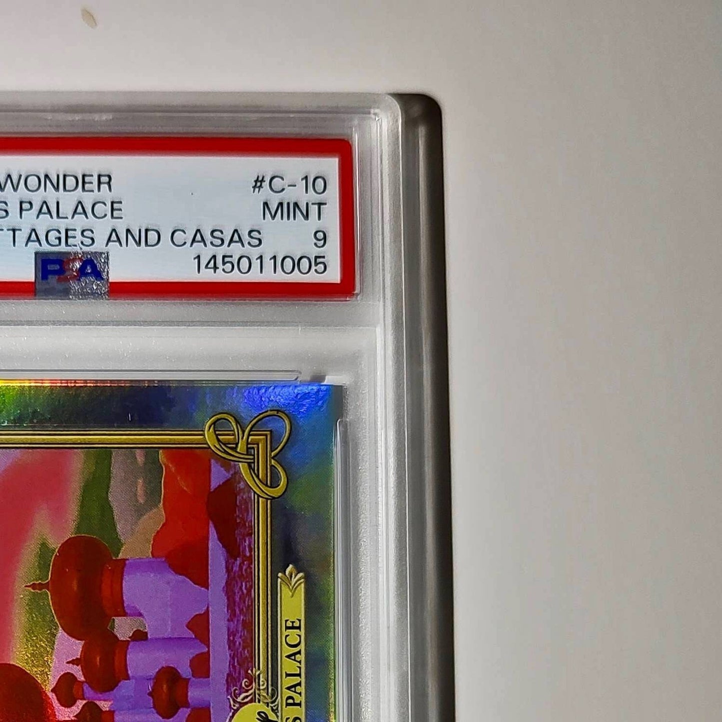 The Sultan's Palace 2025 Topps Disney #C-10 Card Aladdin PSA 9
