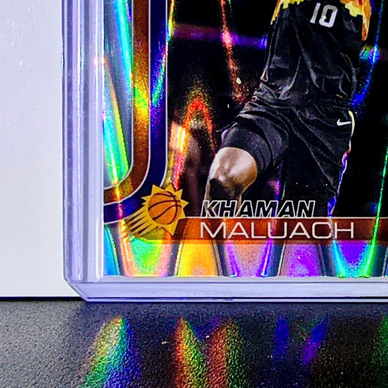 Khaman Maluach Rookie 2025-26 NBA Topps Chrome Update RayWave Refractor #160