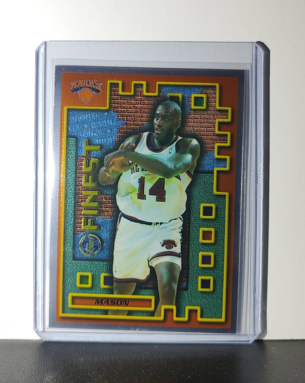Anthony Mason 1995-96 Topps Finest NBA #M34 Mysterly Knicks