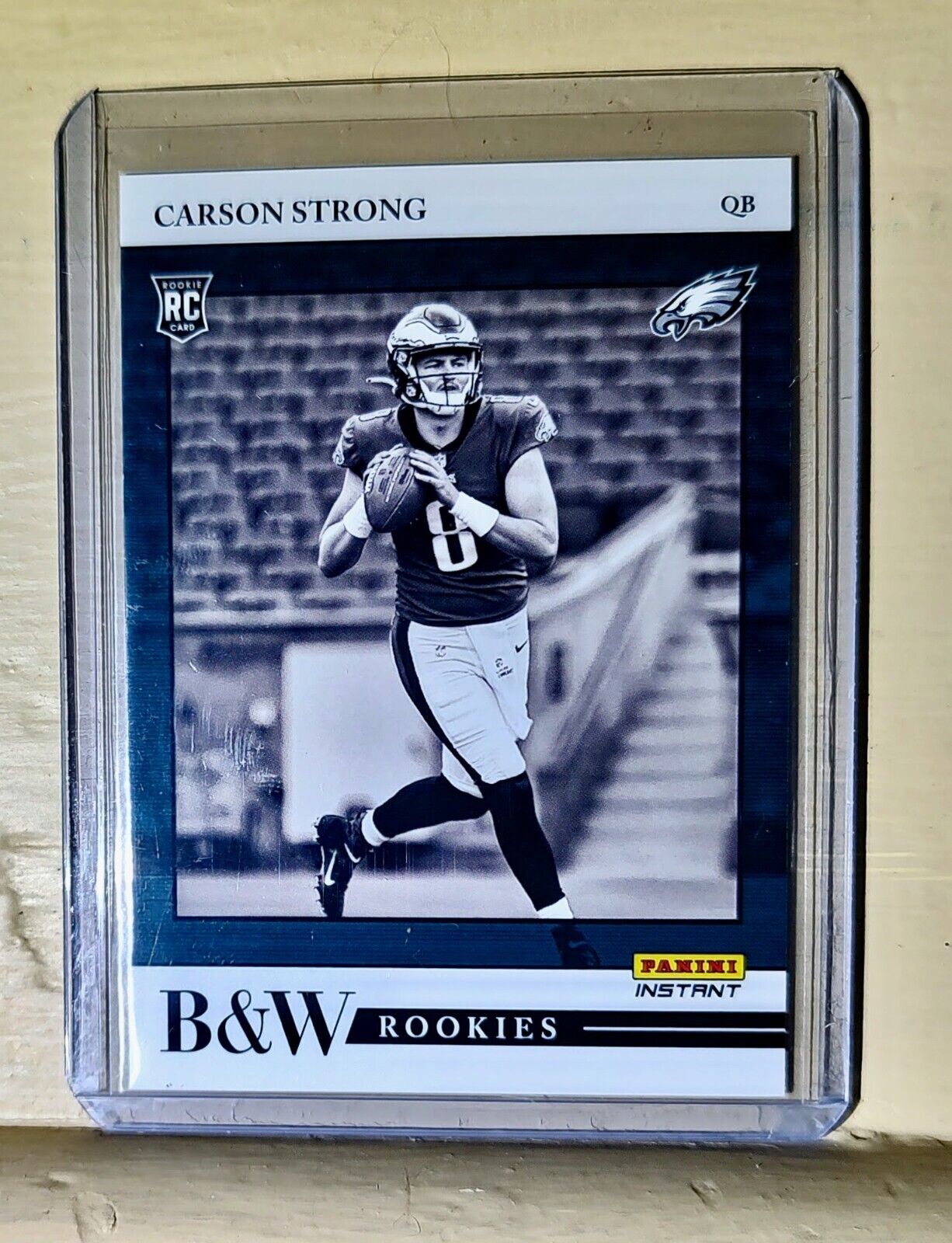 Carson Strong 2022 Panini NFL Black & White Rookies #42 Football Card 1 of 649