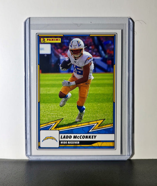 Ladd McConkey 2025 Panini NFL #64 Sticker Card Los Angeles Chargers