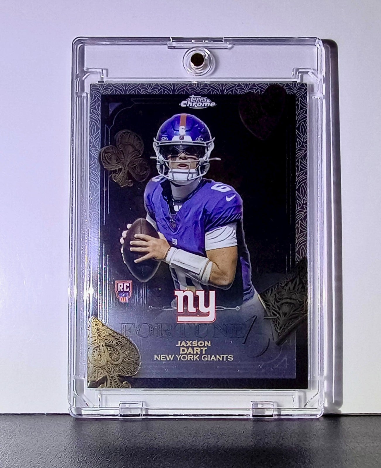 Jaxson Dart Rookie 2025 NFL Topps Chrome #F15-23 Fortune 15 Football Card