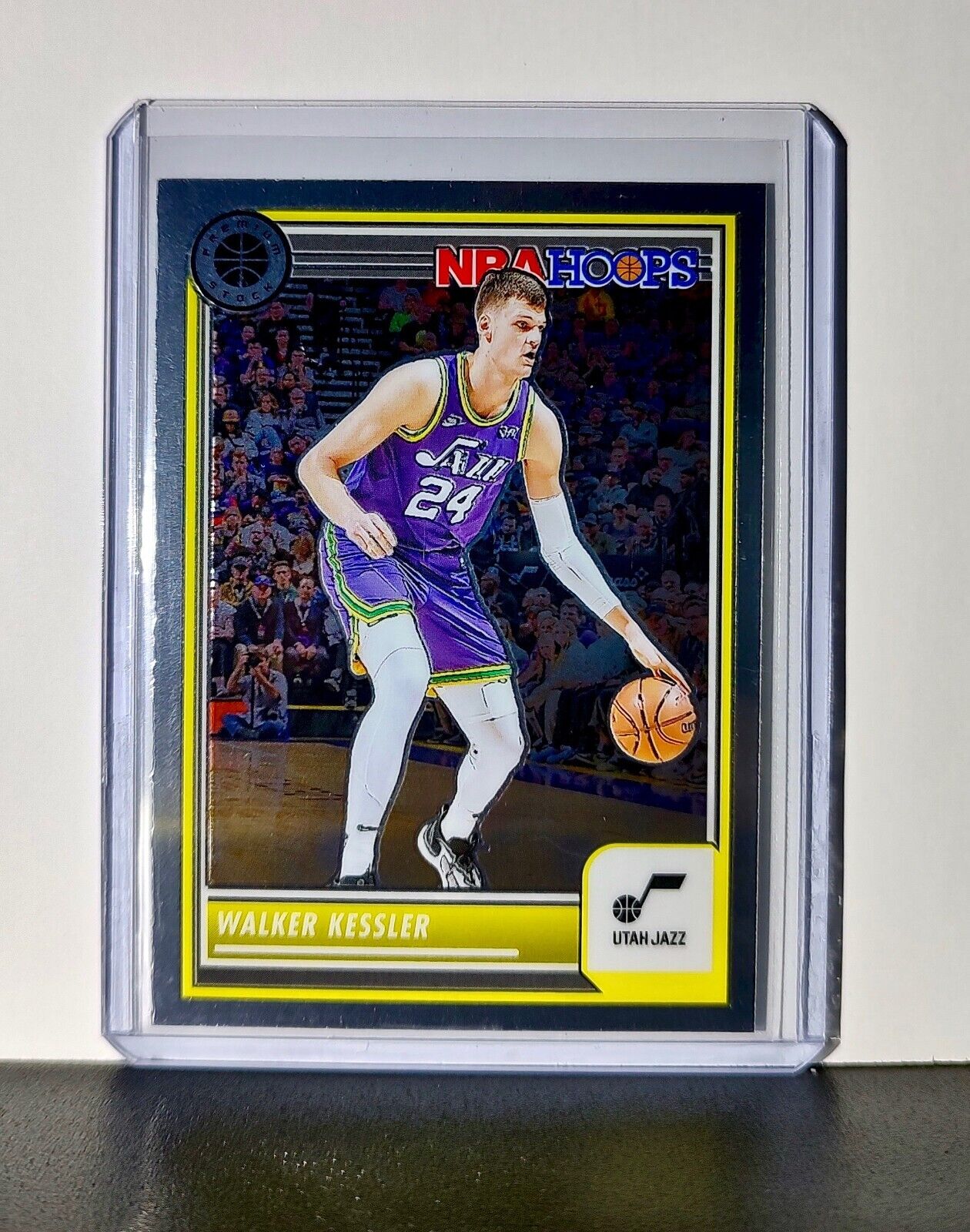 Walker Kessler 2023-24 Panini Premium Stock NBA Hoops #173 Card Utah Jazz