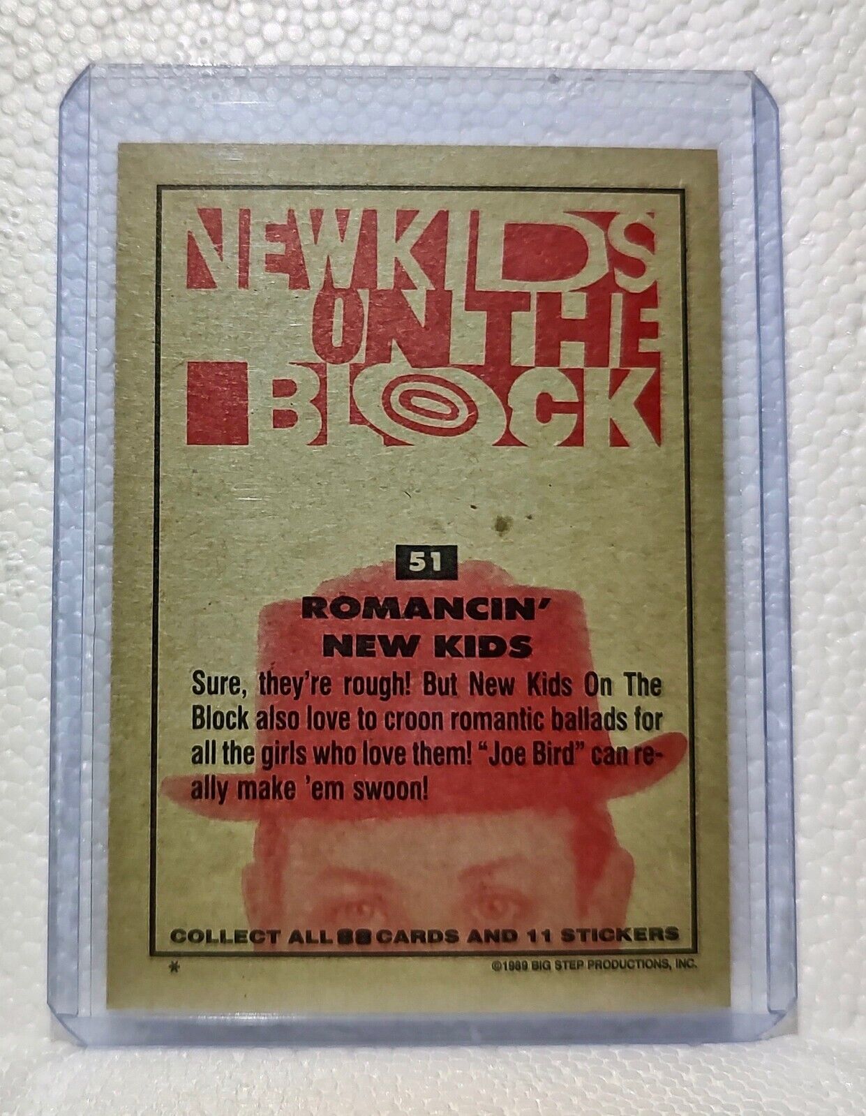 Romancin' New Kids 1989 New Kids on the Block #51 Trading Card