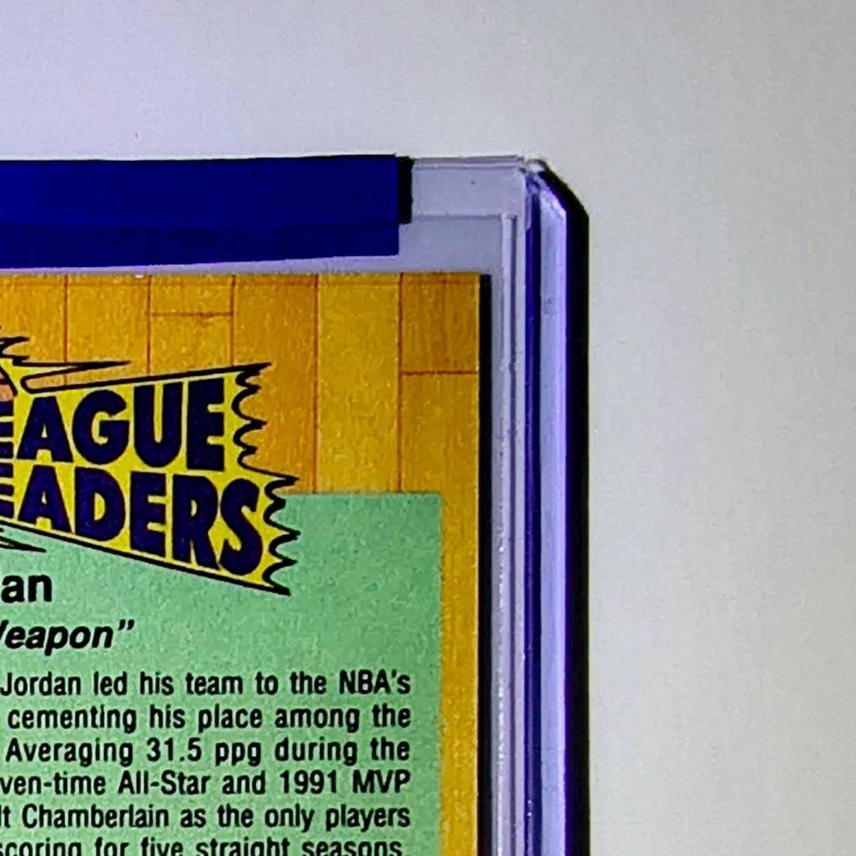 Michael Jordan 1991-92 Fleer League Leaders #220 Basketball Card Chicago Bulls