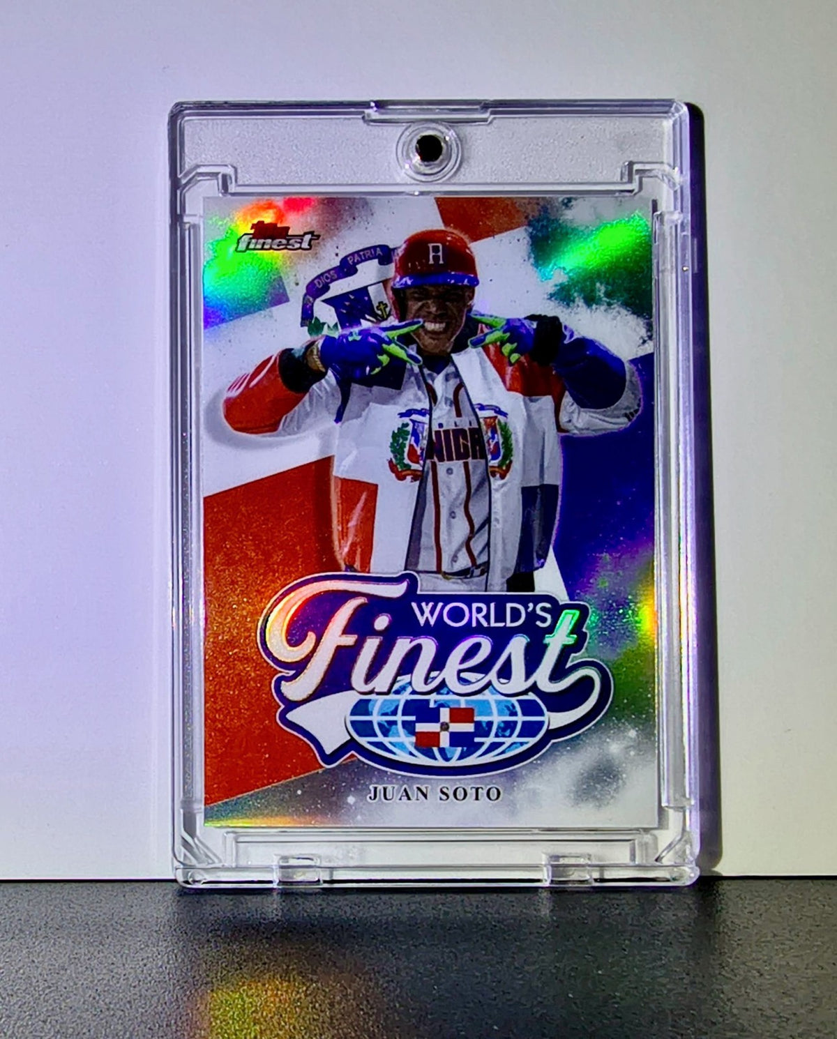 Juan Soto 2026 MLB Topps Finest #WF-19 World's Finest Card New York Mets