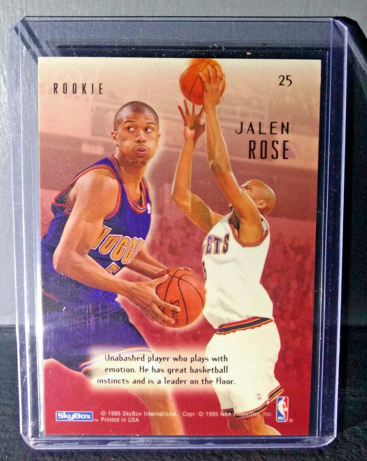 1994-95 Jalen Rose Skybox Emotion #25 Basketball Card