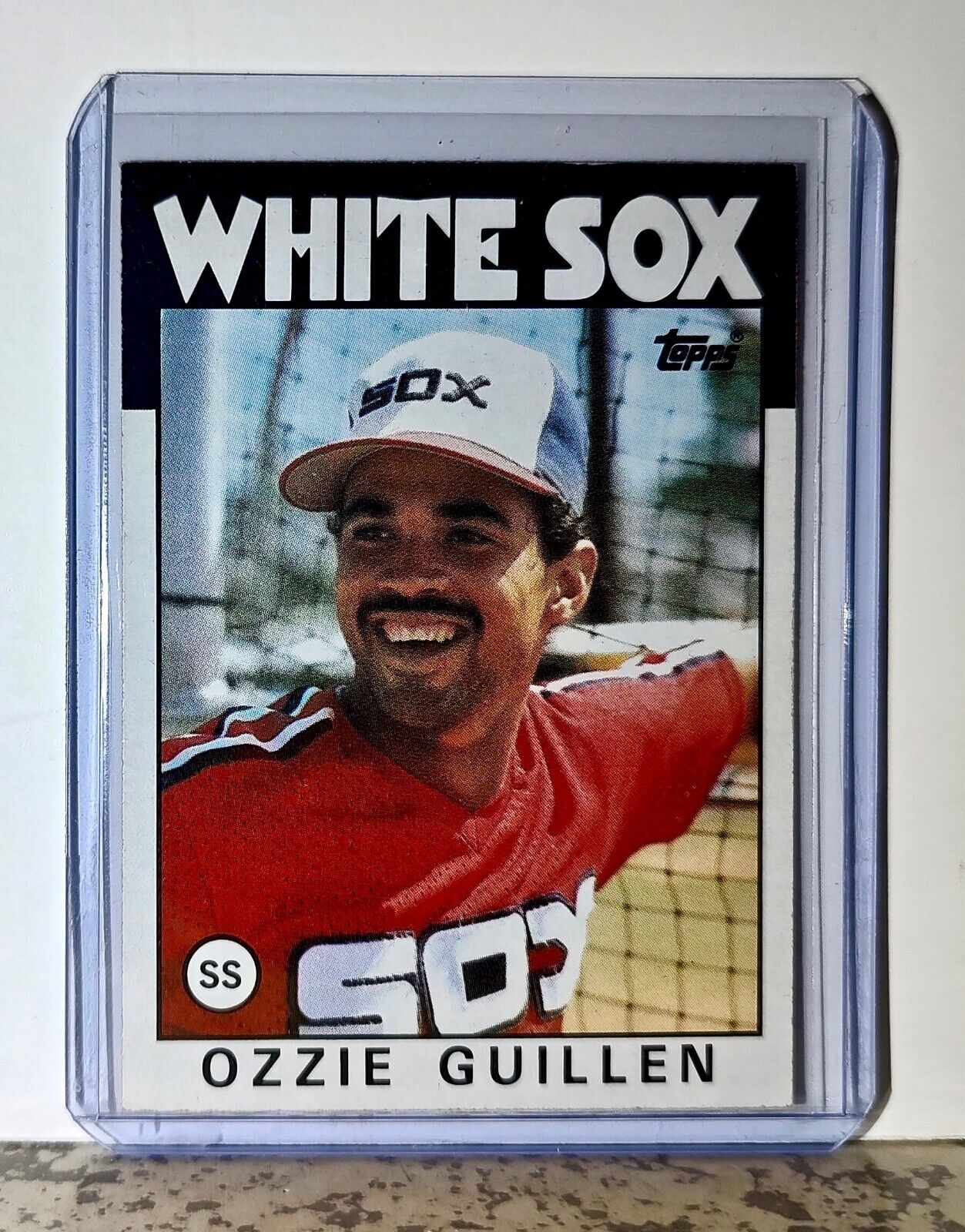 Ozzie Guillen 1986 Topps MLB #254 Baseball Card Chicago White Sox