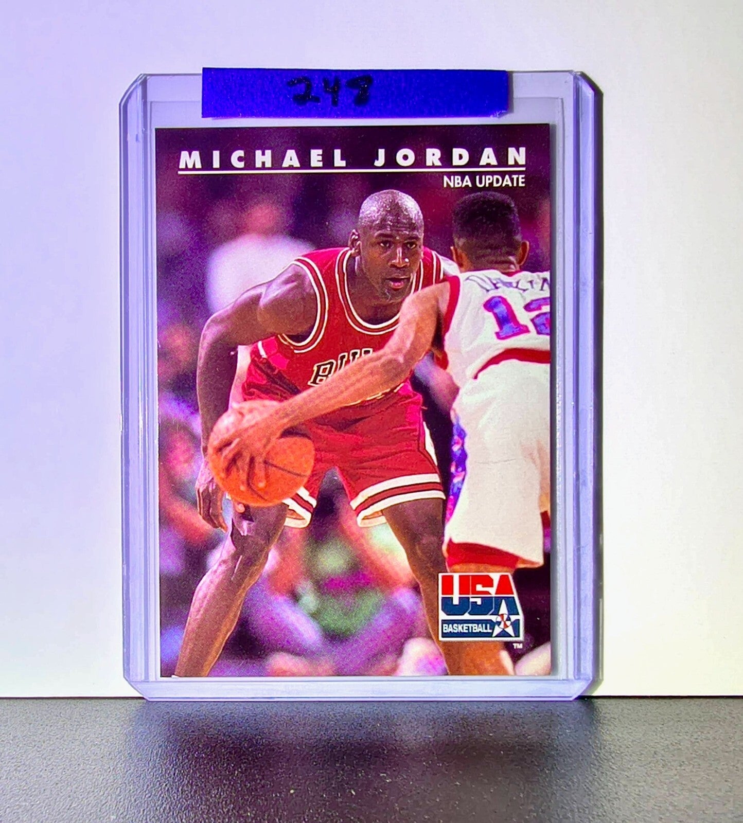 Michael Jordan 1992-93 Skybox USA Basketball #37 Basketball Card Chicago Bulls