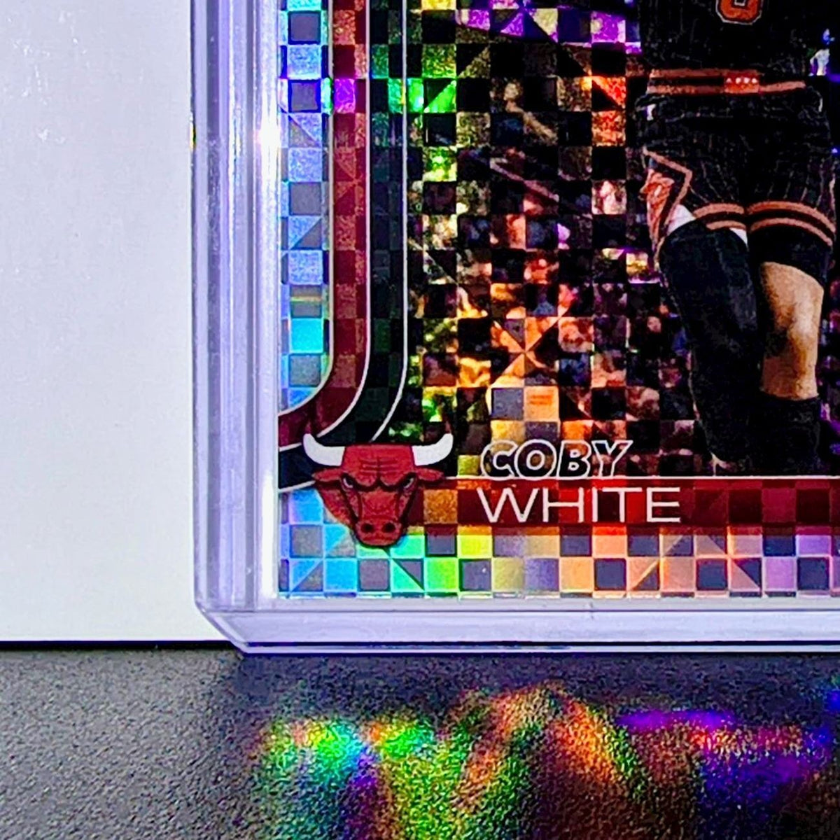 Coby White 2025-26 NBA Topps Chrome Update X-Fractor #93 Card Chicago Bulls
