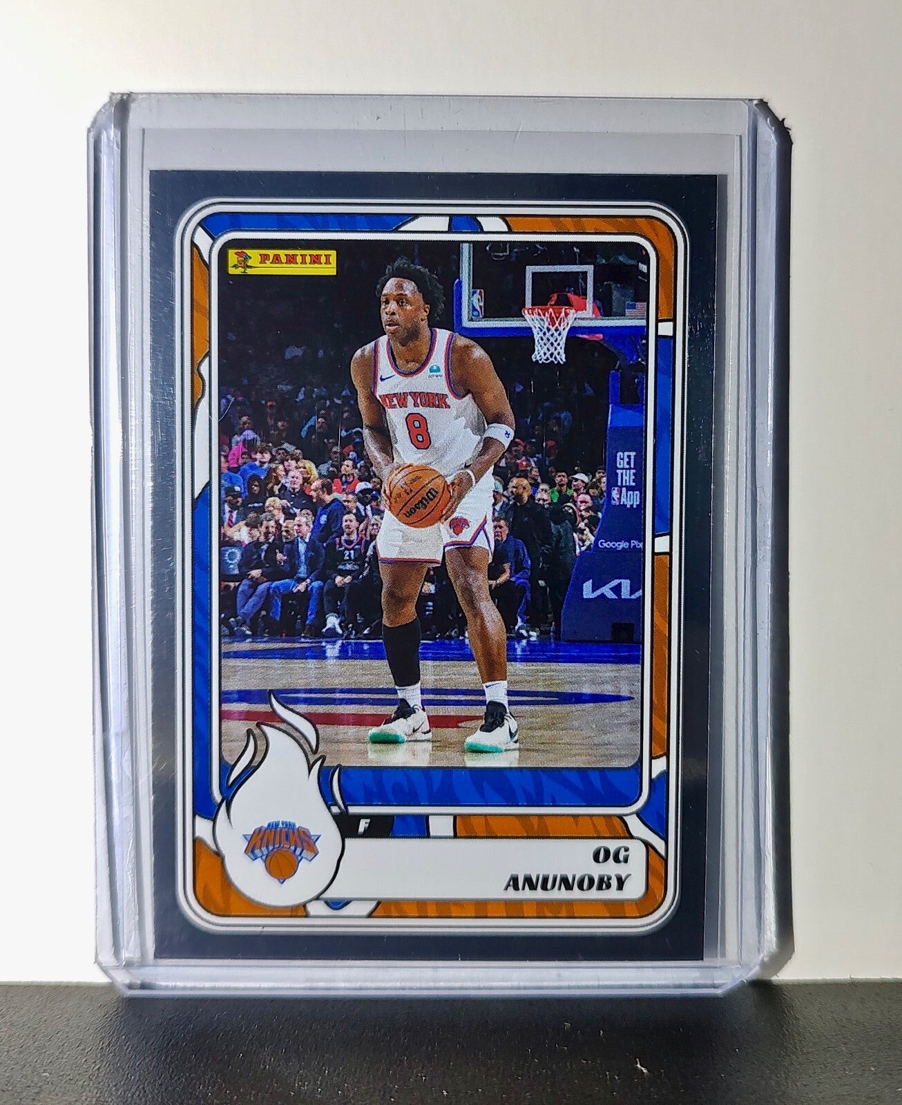 OG Anunoby 2024-25 Panini NBA #8 Foil Sticker Card New York Knicks