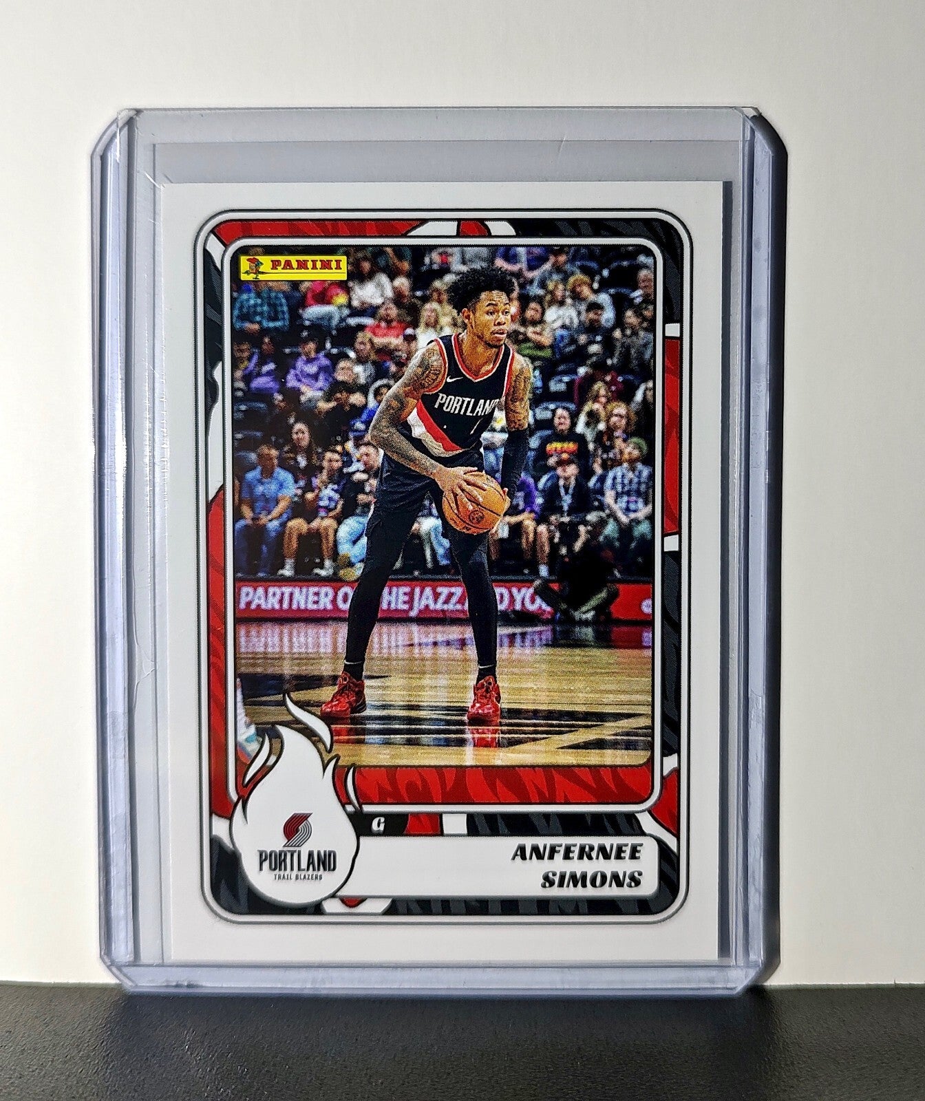 Anfernee Simons 2024-25 Panini NBA #30 Sticker Card Portland Trail Blazers
