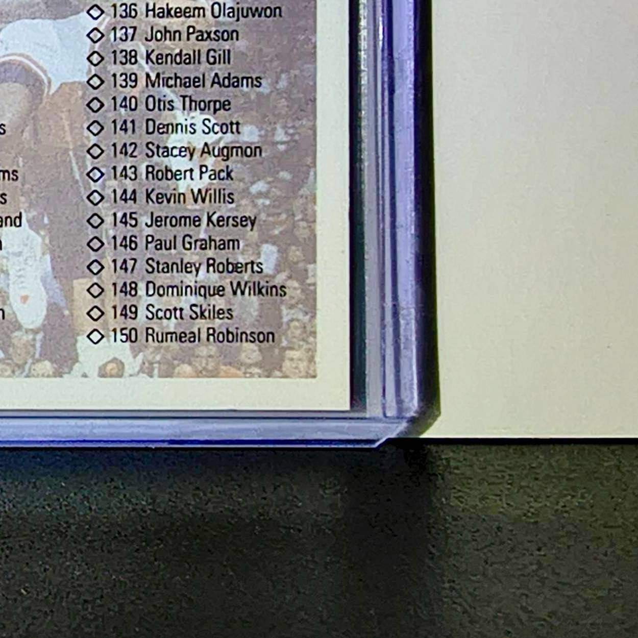Michael Jordan 1992-93 Upper Deck Checklist #200 Basketball Card Chicago Bulls
