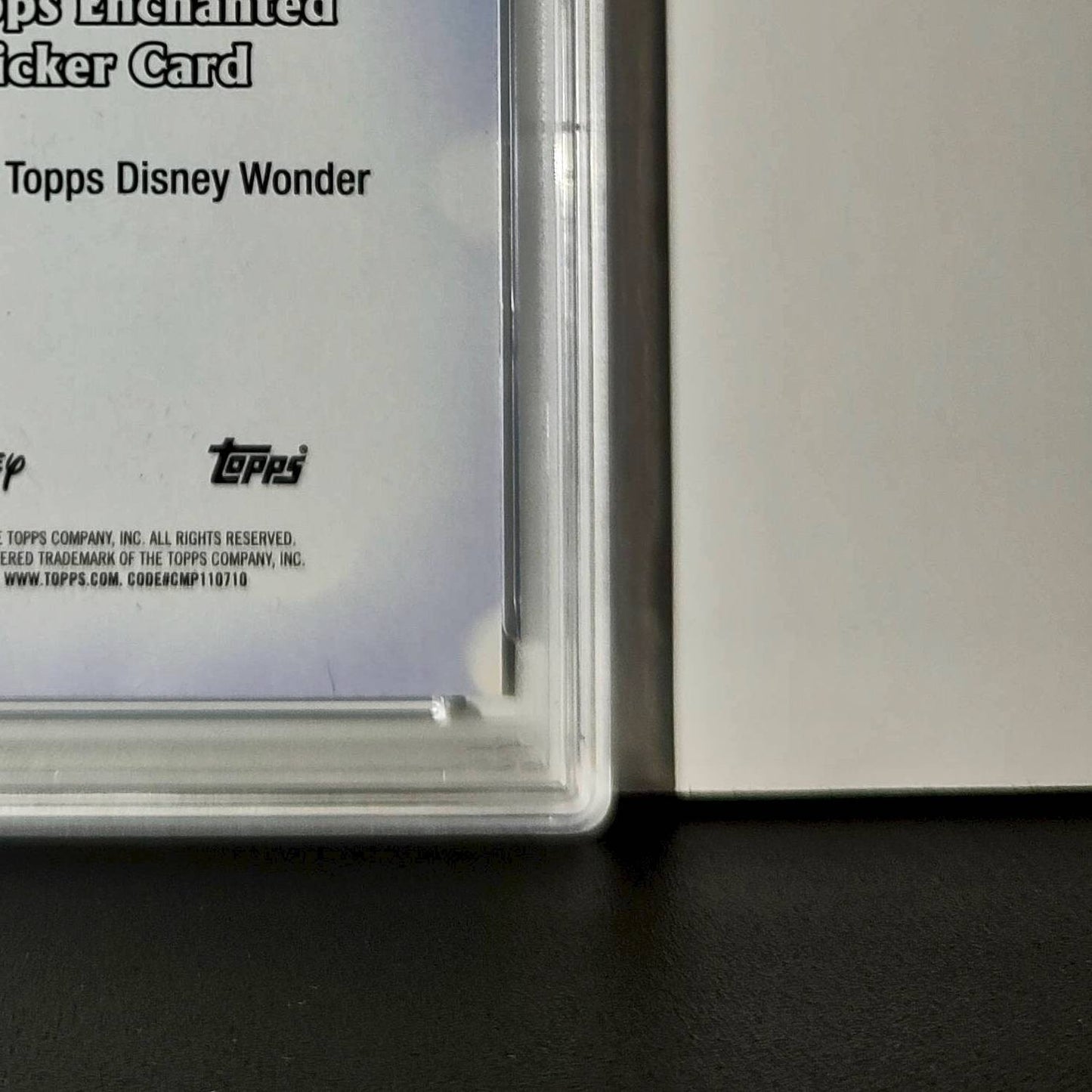 Alice 2025 Topps Disney #ES-6 Enchanted Sticker Card Alice in Wonderland PSA 9