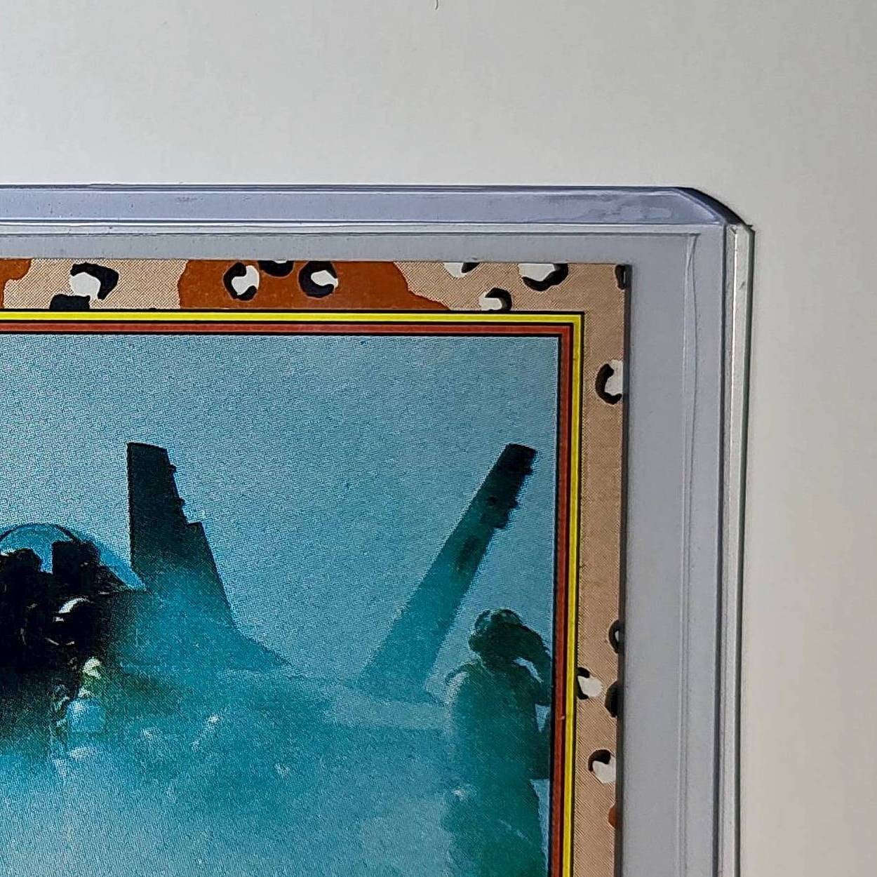 Taking Off in an F/A-18 1991 Topps Desert Storm #28 Card