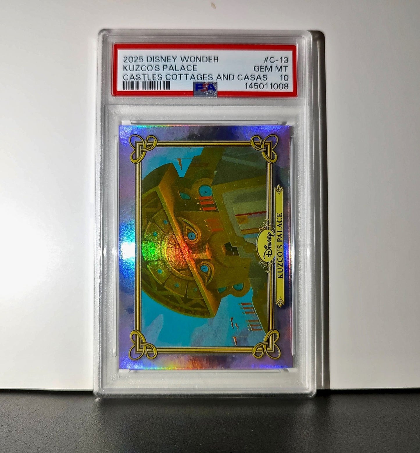 Kuzco's Palace 2025 Topps Disney #C-13 Card The Emperor's New Groove PSA 10
