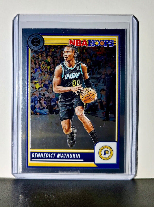 Bennedict Mathurin 2023-24 Panini Premium Stock NBA Hoops #254 Card Pacers