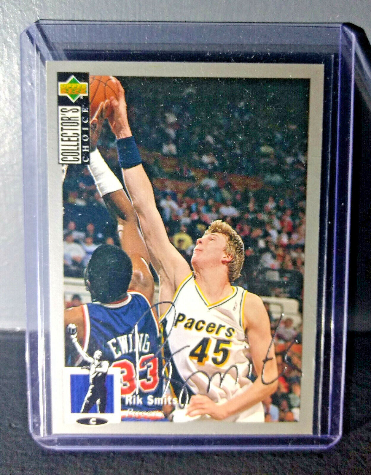 1994-95 Rik Smits Upper Deck Collector's Choice Silver Signature #45 Card