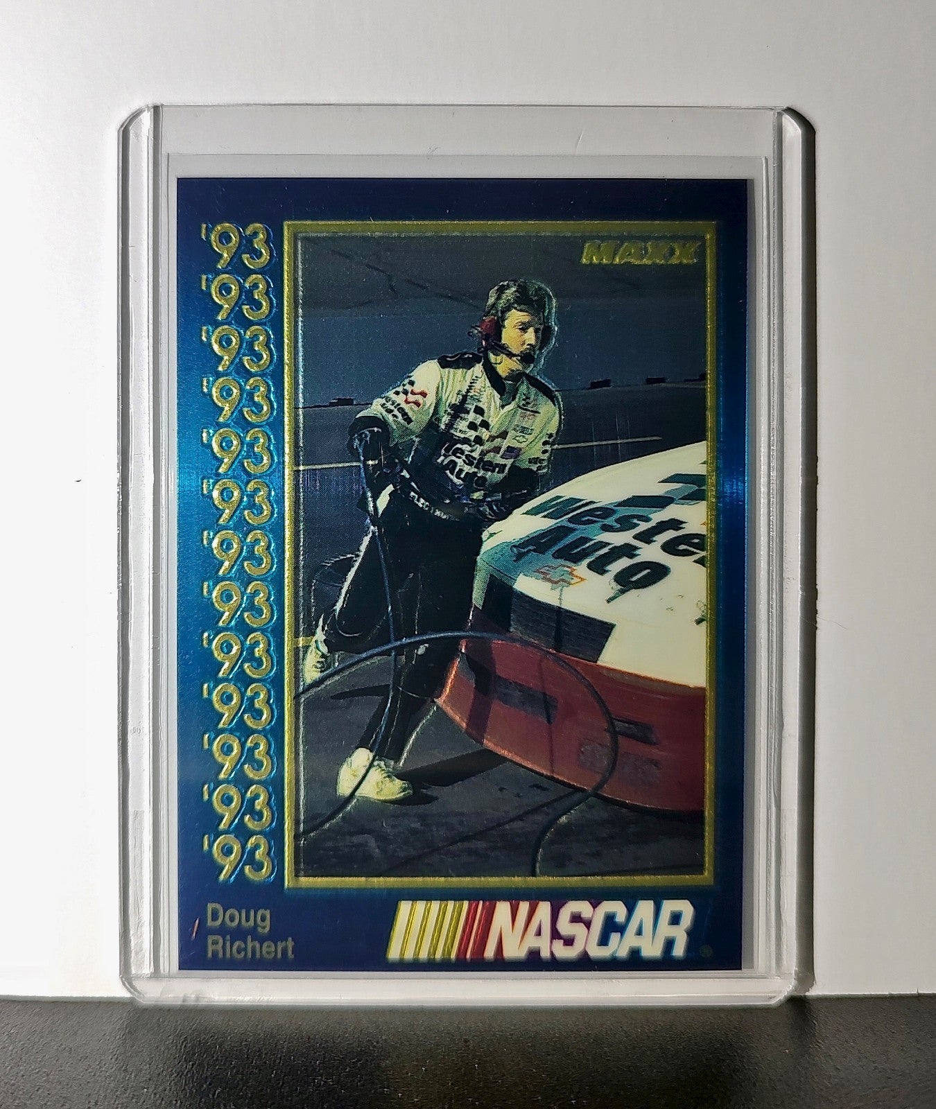 Doug Richert 1993 Maxx Premier Plus Racing #154 NASCAR Card DARWAL Inc.