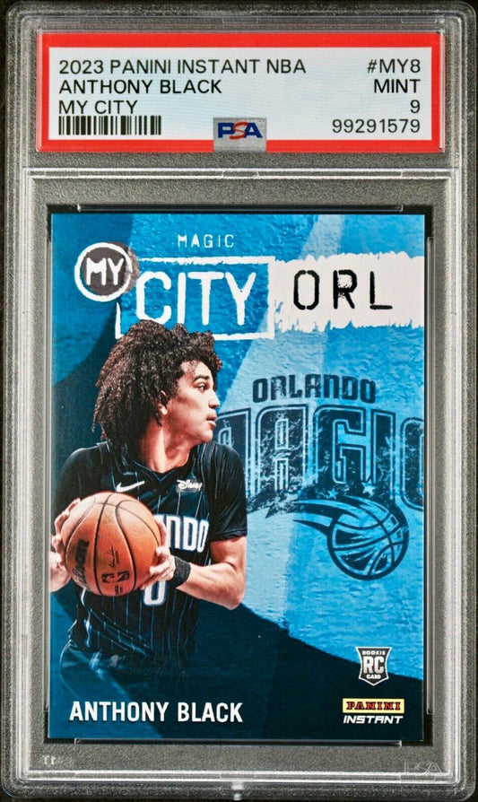 Anthony Black 2023 Panini MyCity Rookie NBA #MY-8 Basketball Card PSA 9 Mint