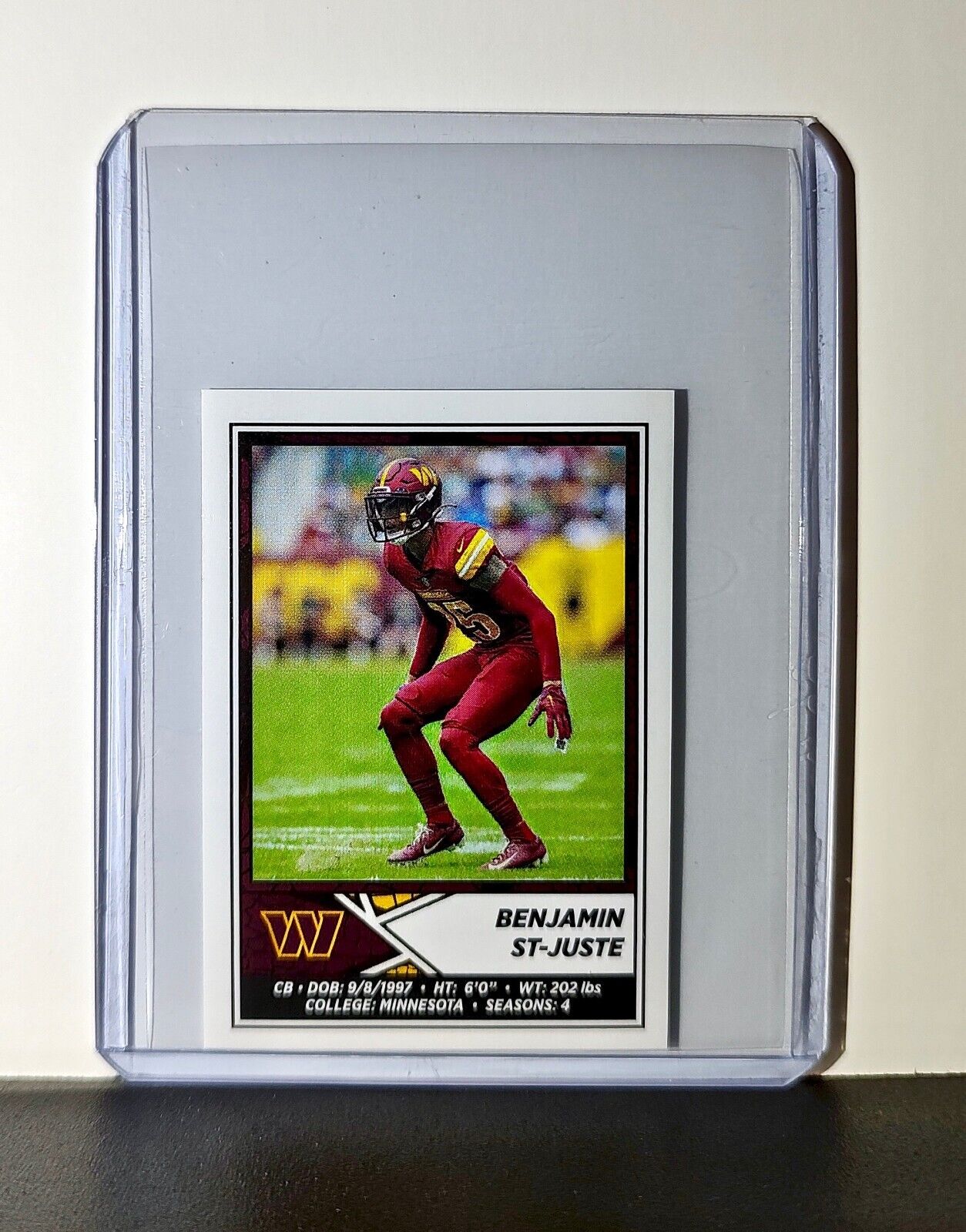 Benjamin St-Juste 2024 Panini NFL Sticker #359 Washington Commanders