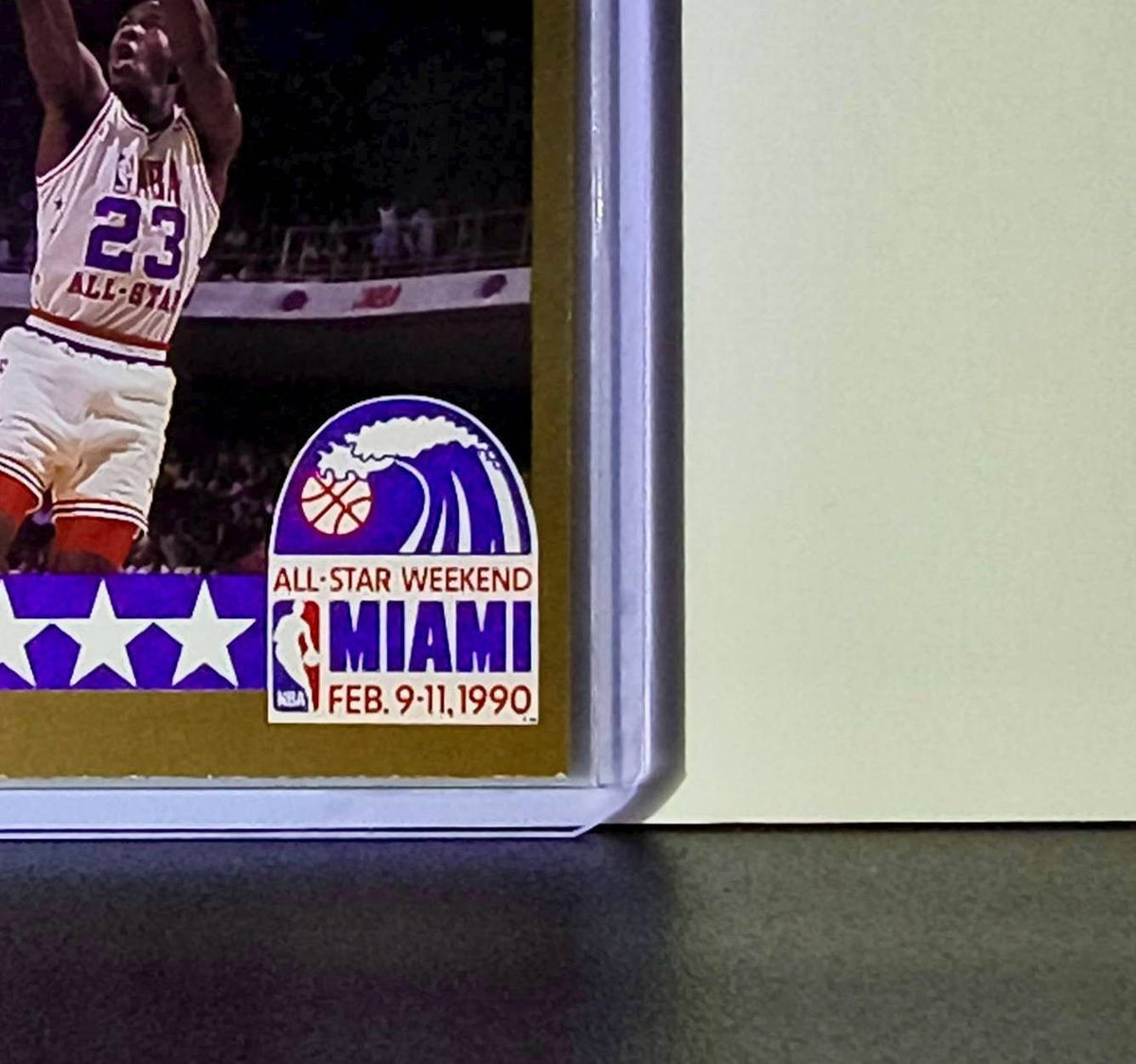 Michael Jordan 1990-91 Hoops All-Star #5 Basketball Card Chicago Bulls