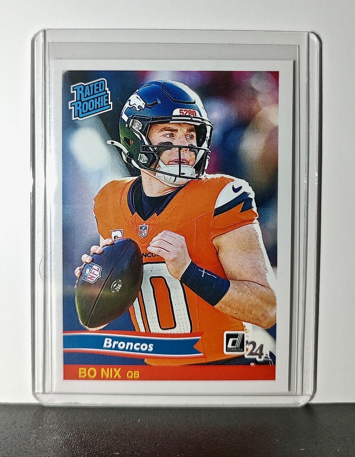 Bo Nix Rookie 2024 Panini Rated Rookie Retro NFL #1 Card Denver Broncos 1 of 890