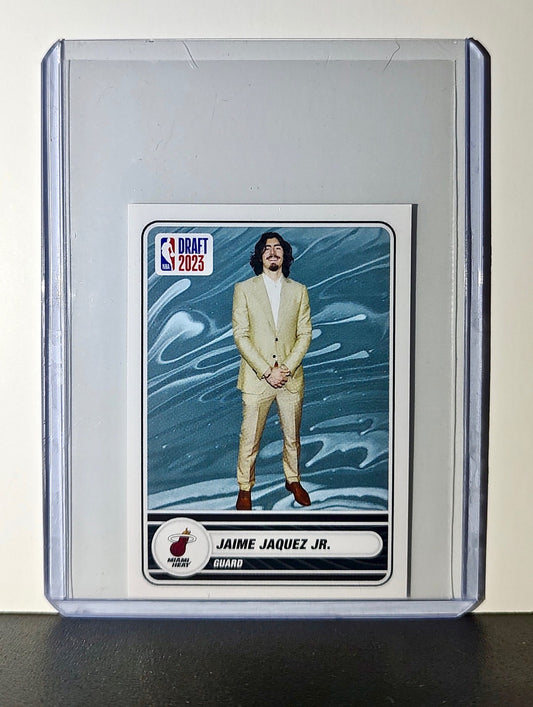 Jaime Jaquez Jr. Rookie 2023-24 Panini NBA #95 Draft Sticker Miami Heat