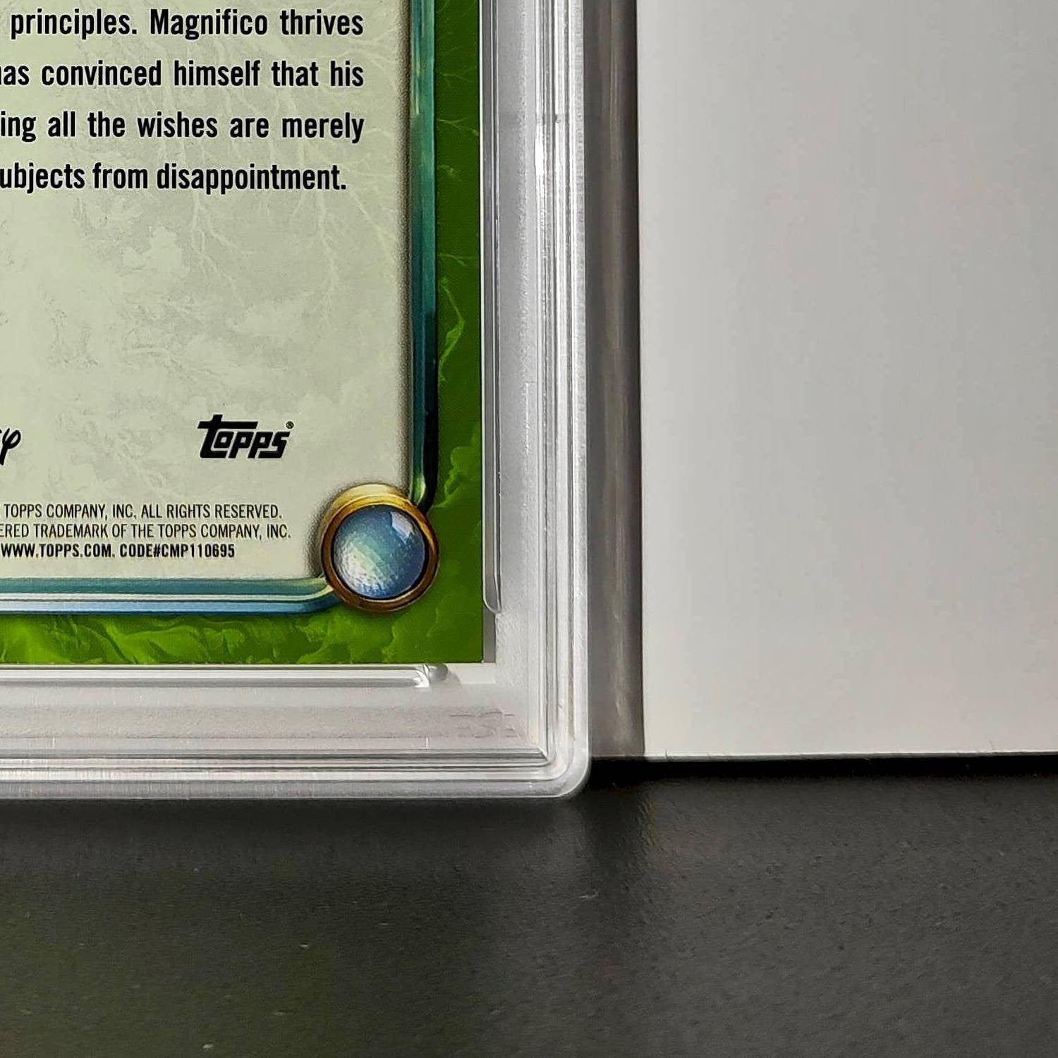 King Magnifico 2025 Topps Disney Wonder #183 Card Wish PSA 9