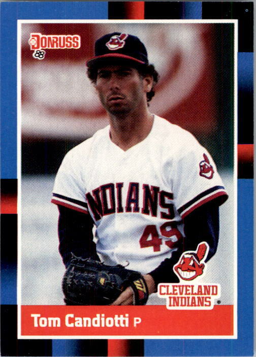 1988 Tom Candiotti Donruss Baseball Card #377