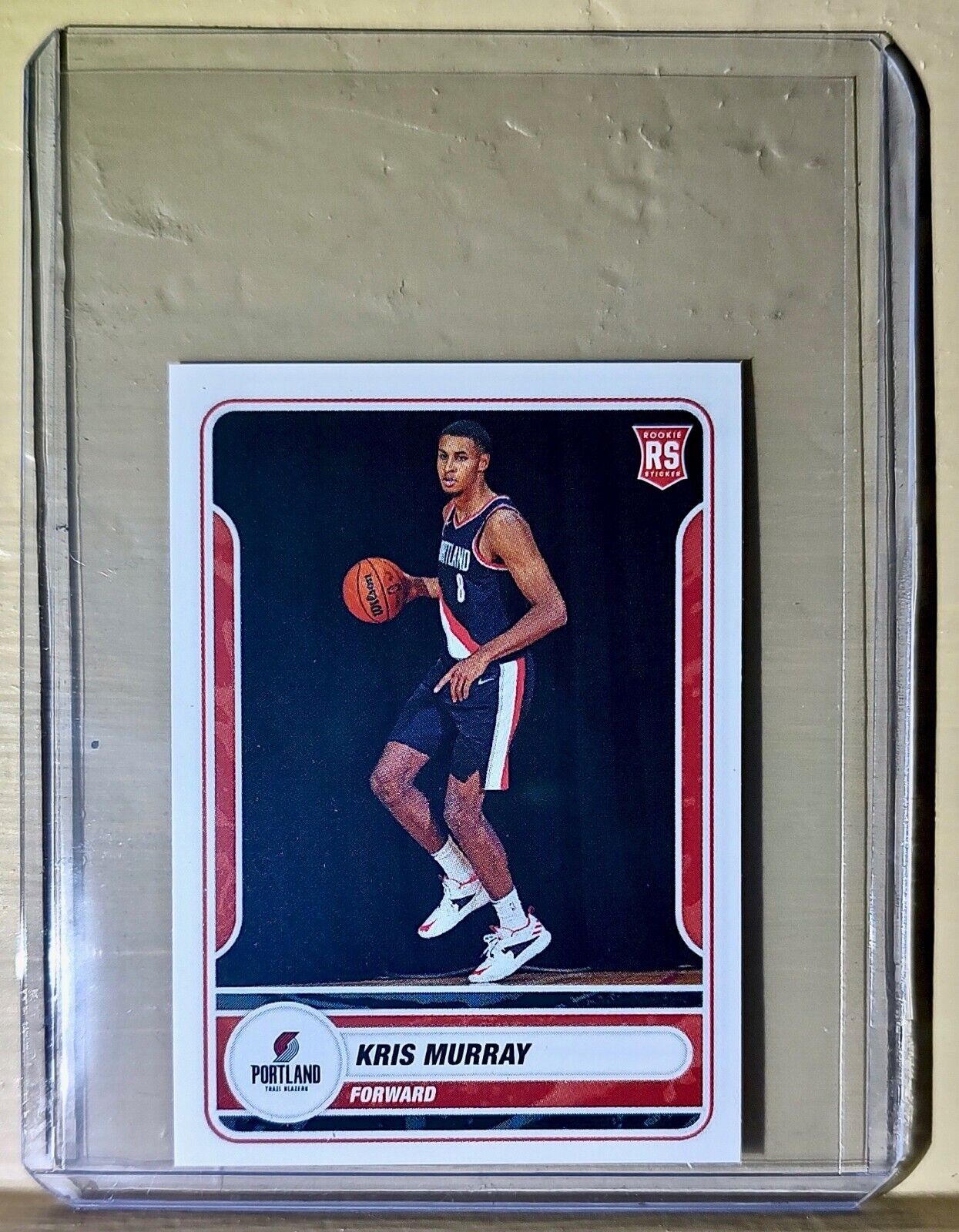 2023-24 Kris Murray Panini NBA Basketball #447 Sticker Portland Trail Blazers