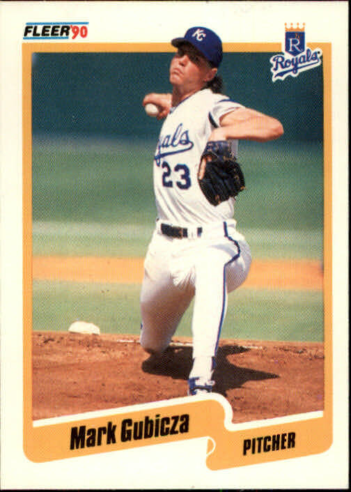 1990 Mark Gubicza Fleer Baseball Card #109