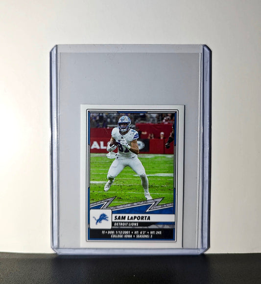 Sam LaPorta 2025 Panini NFL #382 Sticker Detroit Lions