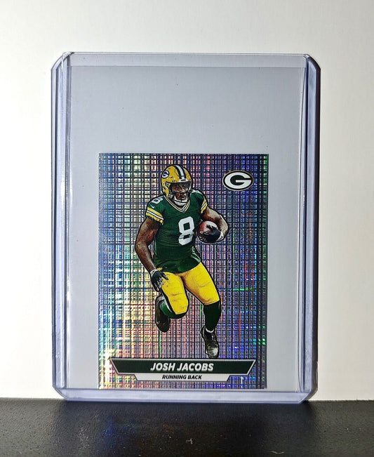 Josh Jacobs 2024 Panini NFL Sticker #408 Foil Green Bay Packers