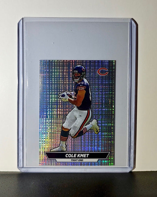 Cole Kmet 2024 Panini NFL Sticker #376 Foil Chicago Bears