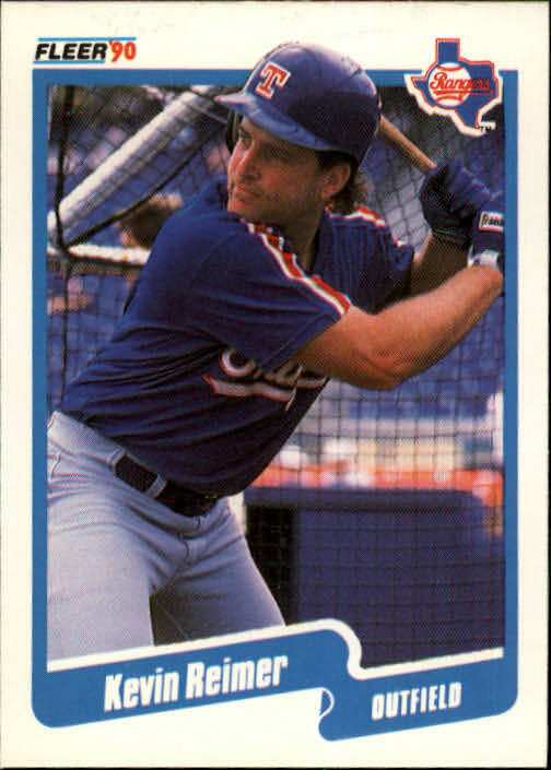 1990 Kevin Reimer Fleer Baseball Card #310