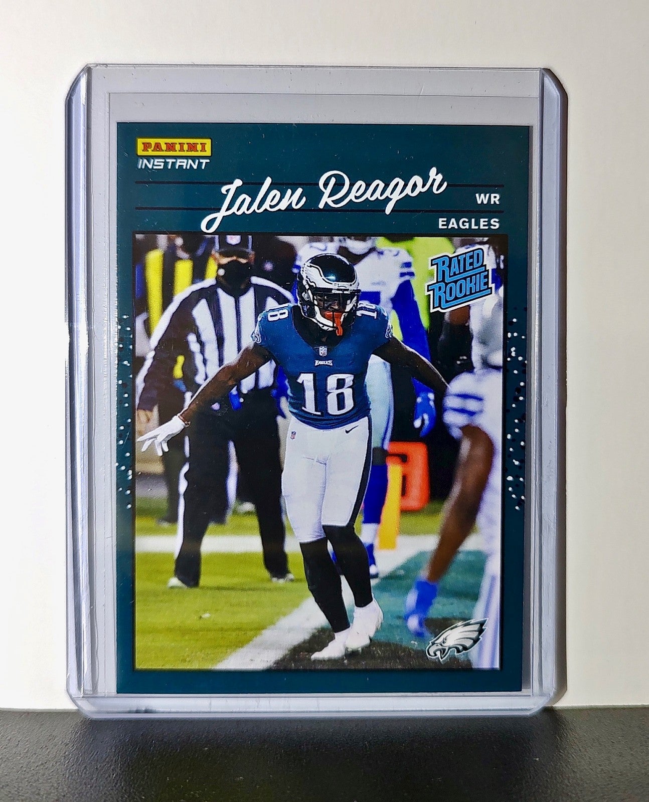 Jalen Reagor Rookie 2020 Panini NFL #8 Rated Rookie Card Philadelphia Eagles