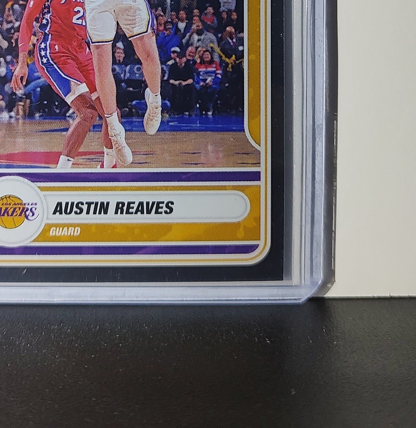 Austin Reaves 2023-24 Panini NBA Sticker Foil Card #34 Los Angeles Lakers