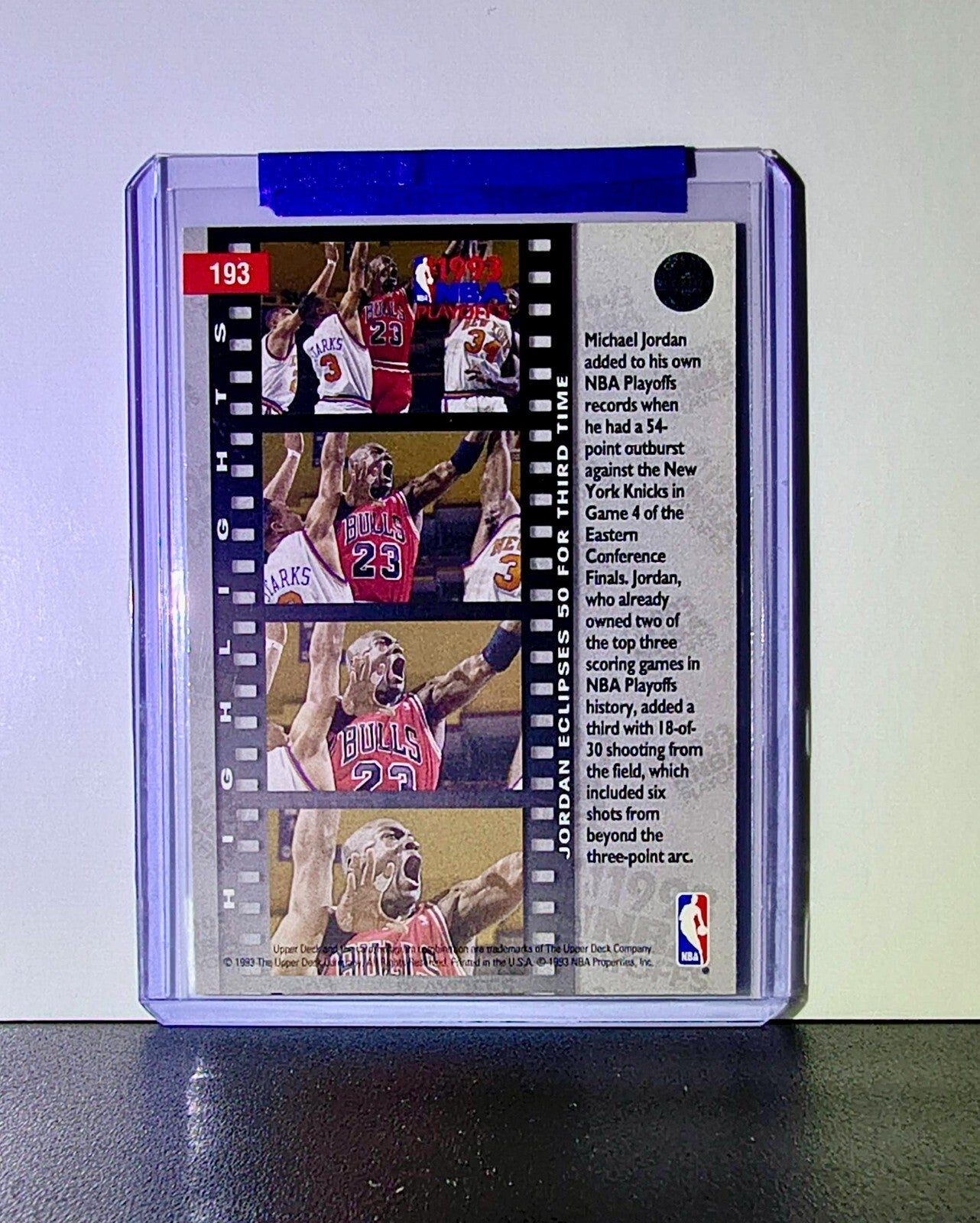 Michael Jordan 1993-94 Upper Deck #193 Basketball Card Chicago Bulls