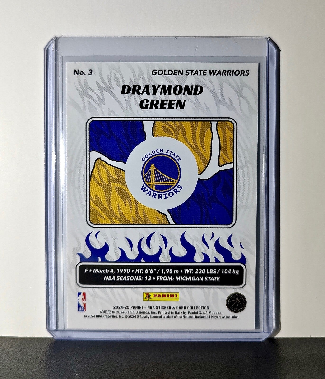 Draymond Green 2024-25 Panini NBA #3 Sticker Card Golden State Warriors