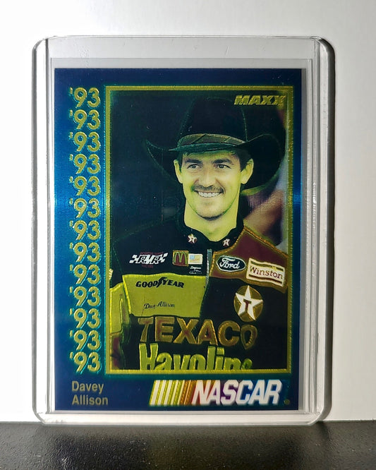 Davey Allison 1993 Maxx Premier Plus Racing #28 NASCAR Card Robert Yates Racing