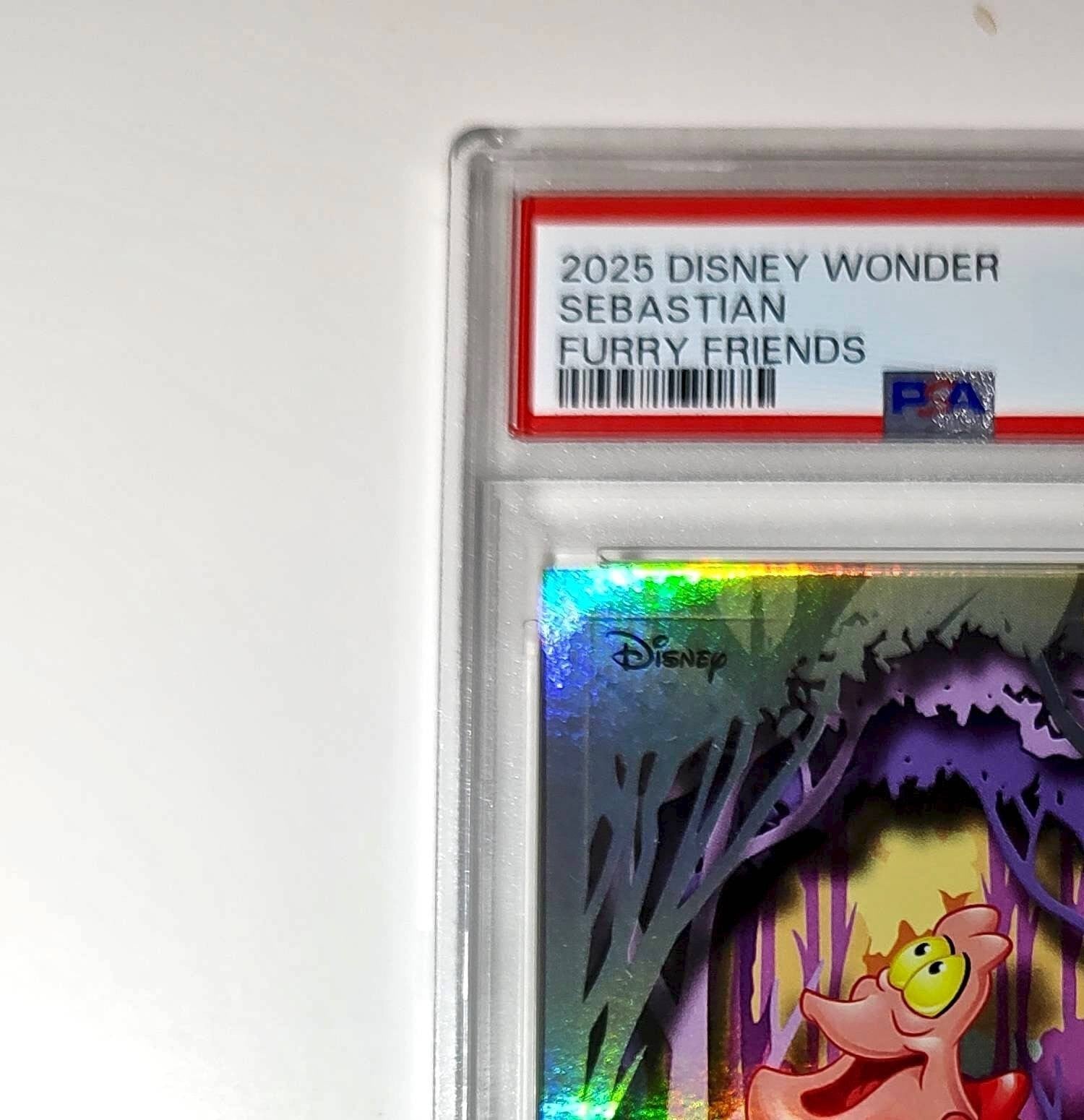 Sebastian 2025 Topps Disney #FF-10 Furry Friends Card The Little Mermaid PSA 9