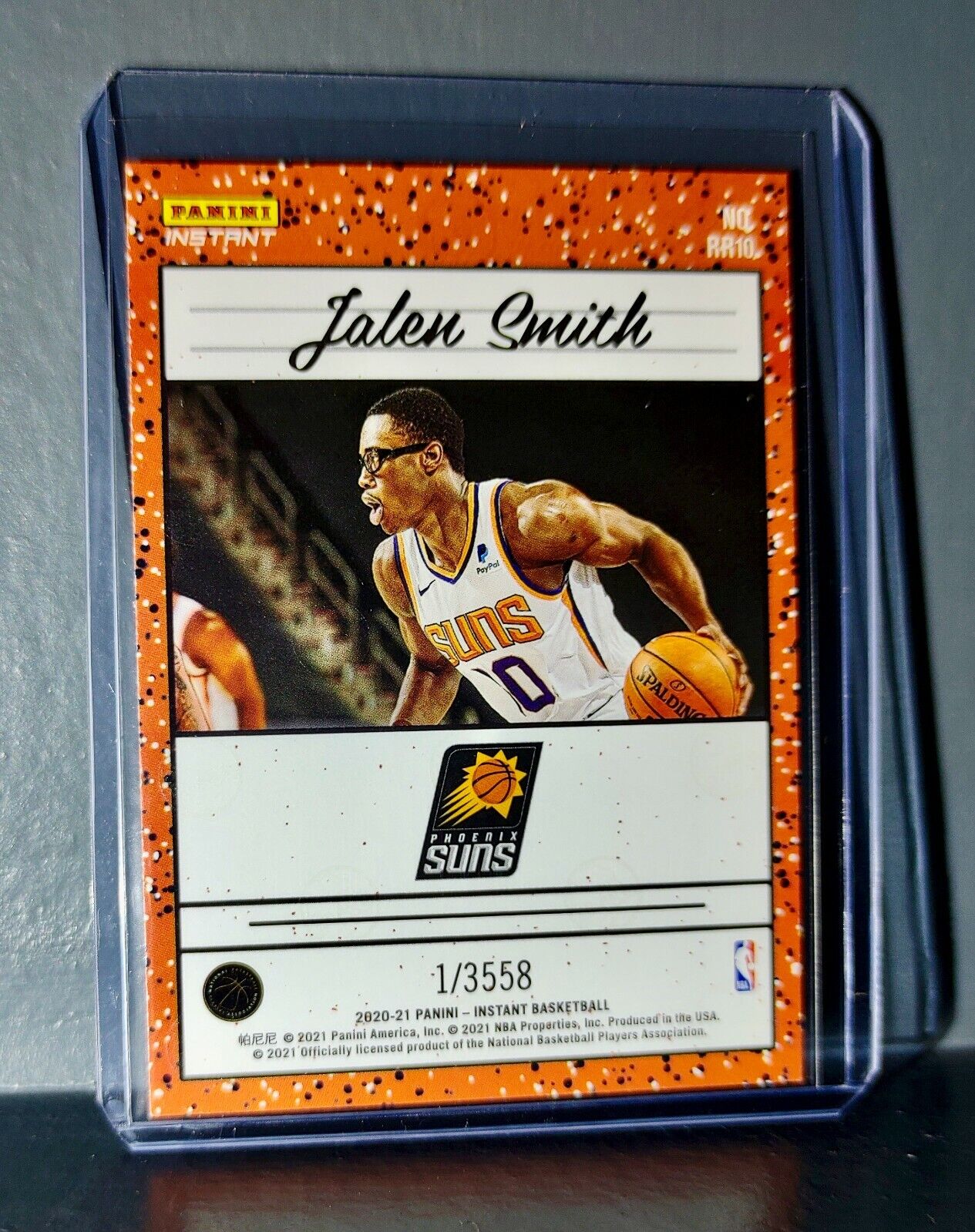 Jalen Smith 2020-2021 Panini NBA Instant #10 Rated Rookie Retro Card 1/3558