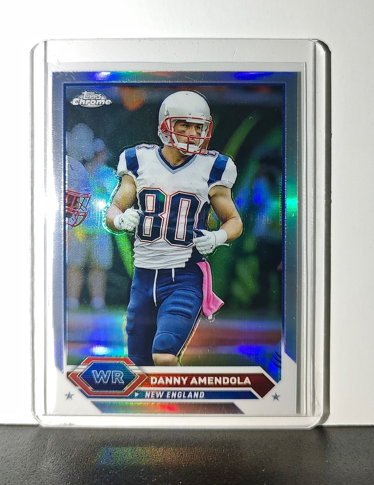 Danny Amendola Refractor 2023 Topps Chrome NFL #41 Card New England Patriots