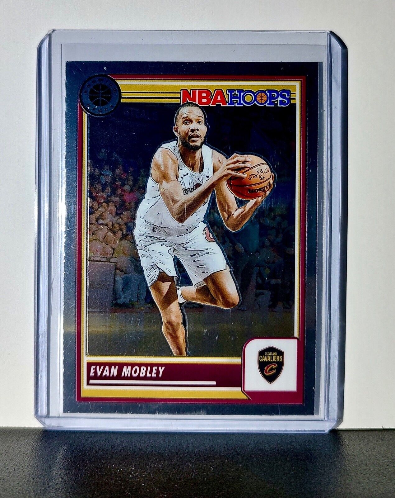Evan Mobley 2023-24 Panini Premium Stock NBA Hoops #115 Card Cleveland Cavaliers