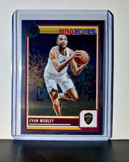Evan Mobley 2023-24 Panini Premium Stock NBA Hoops #115 Card Cleveland Cavaliers