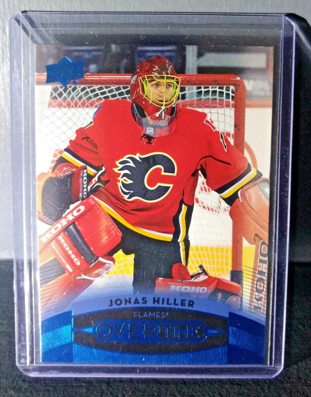 2015-16 Jonas Hiller Upper Deck Overtime Hockey #15 Card