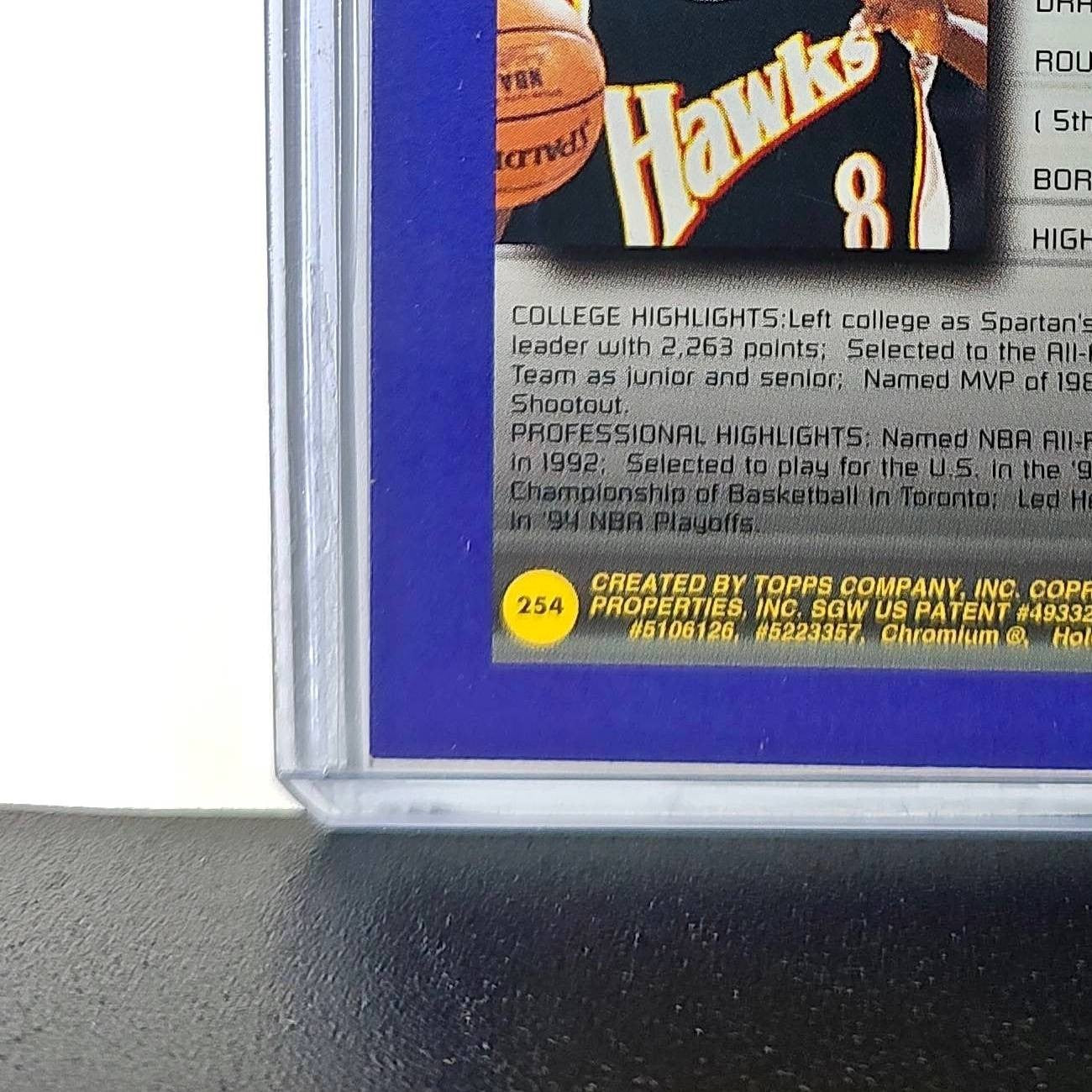 Steve Smith 1994-95 Topps Finest #254 Collegiate Best