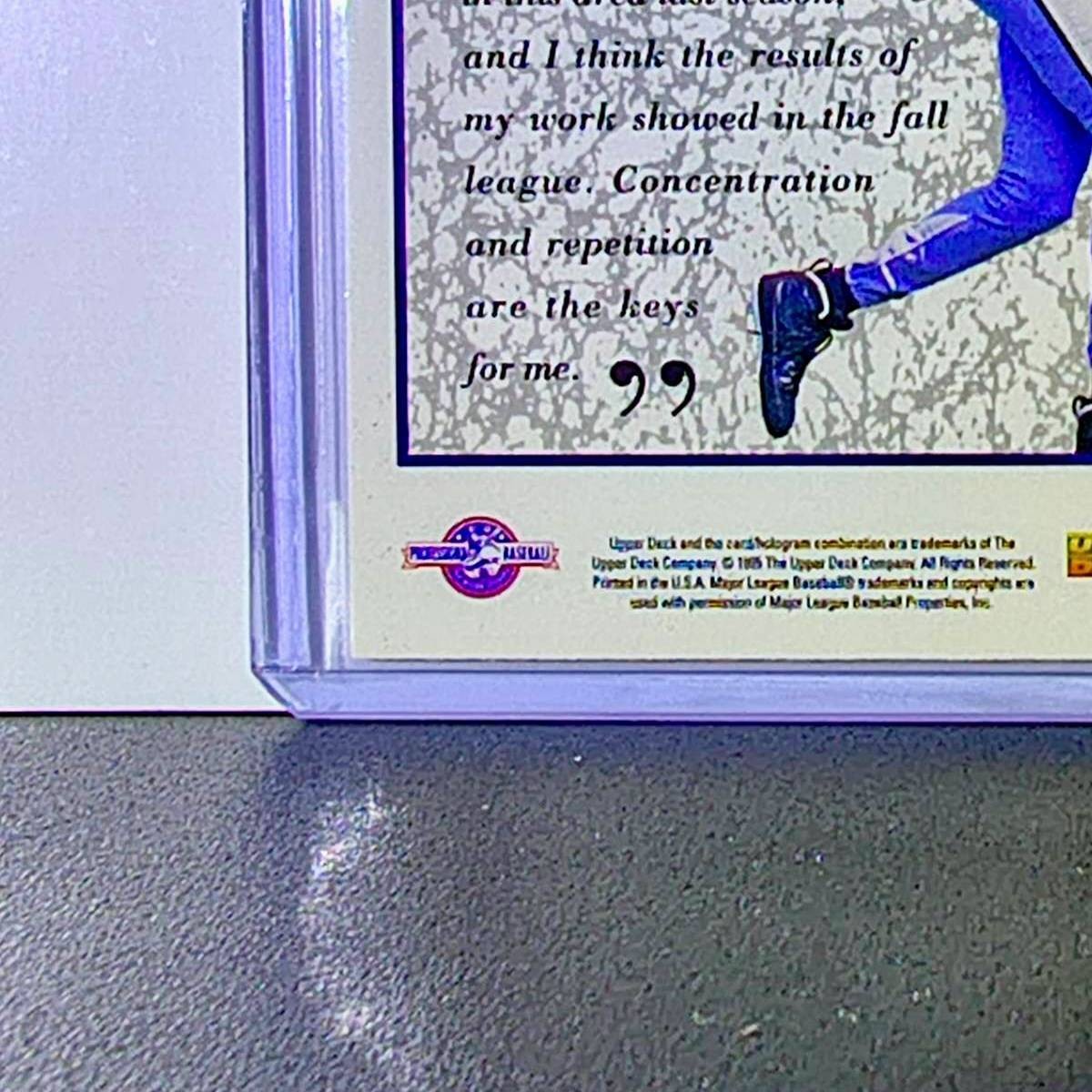Michael Jordan 1995 Upper Deck Minors One on One #3 Baseball Card Barons