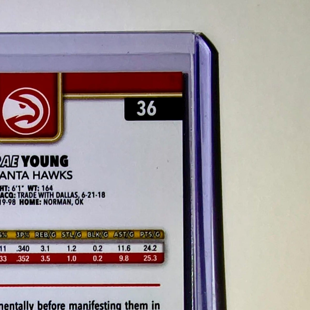 Trae Young 2025-26 NBA Topps Chrome Update X-Fractor #36 Card Atlanta Hawks